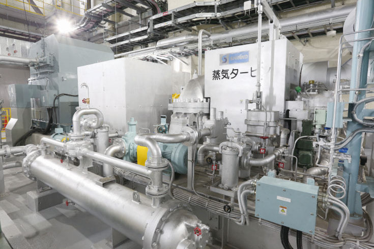 蒸気タービン発電機